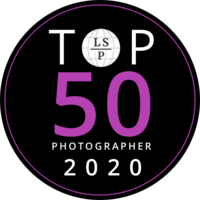Logo of the Lifestyle Photographers Community Top 50 award