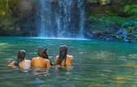 Oahu waterfall photography