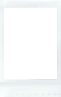 White polaroid frame