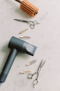 Bride and groom walk up memorial steps at their DC wedding