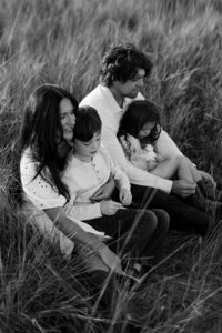 Whitefish montana golden hour family session