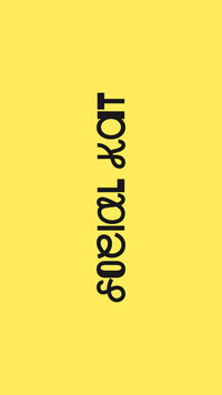 Social Kat black logo on yellow background