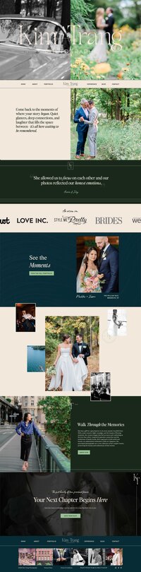 Homepage of Harry's website