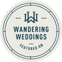 wandering weddings featured on