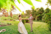 Great Fall Virginia Backyard Wedding in the Spring in DC