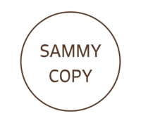 Sammy Copy stamp logo