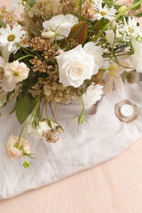 White floral bouquet for a wedding at MPCC in Pebble Beach, CA