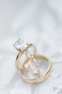Atlanta Wedding Photographer | Wedding Rings Flat Lay