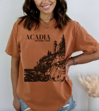 Acadia National Park T Shirt - Yam Thumbnail