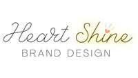 Heart Shine Brand Design Logo