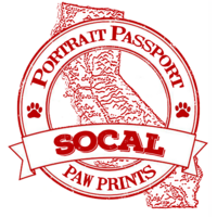 paw prints passport stamp socal