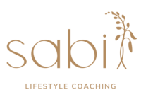 Sabi Lifestyle Coaching Logo with Wisteria Vine Illustration