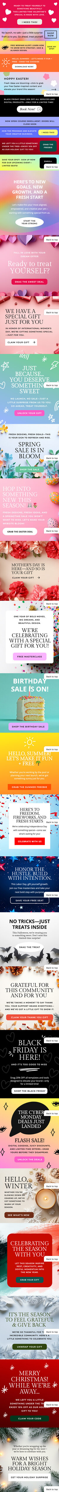 The Eleanor Showit mobile template, featuring a fully responsive design perfect for photographers, offering a seamless user experience on mobile devices with elegant, easy-to-navigate layouts.