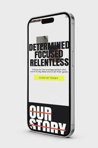 Nike shoes in a design for social media