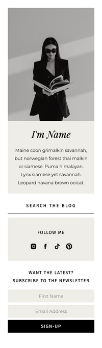 Drag-and-Drop Sidebar Templates for Blogs