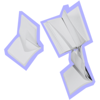 Flying notebooks icon