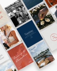 Creative brand development and social media design example
