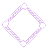 Chelsey Heslop web element violet diamond frame