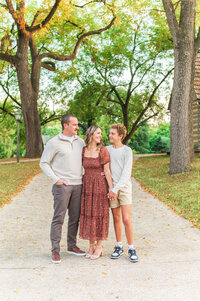 Family pictures for baptism inspiration