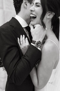 bride laughing