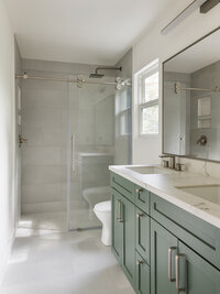 Bathroom remodel by Lafayette interior designer team Sj Design and Build
