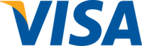 Visa logo icon.