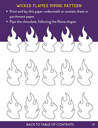 wicked flames piping pattern