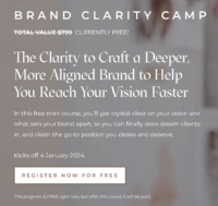 brand clarity camp