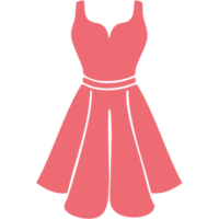 pink icon of dress