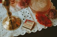 Matchbook that reads "Onesto Bar and Grill: on tablecloth