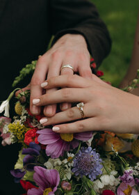 wedding ring and hands ; wedding ring photography , wedding photos , wedding details 