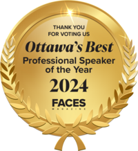 Voted 2024's Professional Speaker of the Year