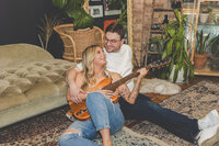 Hand hearts for maternity session in Naperville