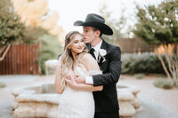 Outdoor [Santa Fe wedding] captured at sunset