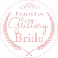 featured on glittery bride