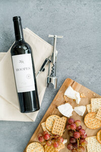 cheese wine stock image