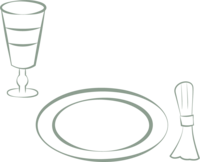 custom tablescape icon for K.S.Otter Events