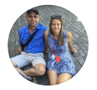 Rachel's photo accompanied with their positive review of their small group trip with The Italian on Tour
