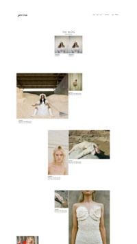 Jane Iris showit website template