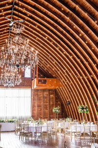 irons mill farmstead wedding reception space
