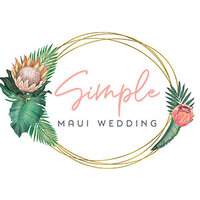 Simple Maui Wedding Logo