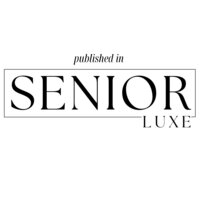 Published badge for Michelle Leigh Photography being published in SENIORLUXE Magazine