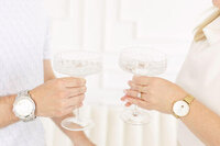 champagne glasses