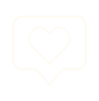 White Heart Engagement Icon