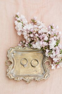 Reception table outside Colorado wedding venue