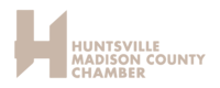 Huntsville Madison County Chamber logo tan