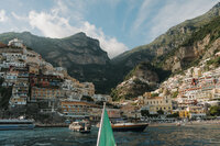 bride and groom with lanterns