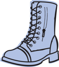 illustration of boot icon