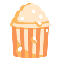 Popcorn graphic for videographer branding