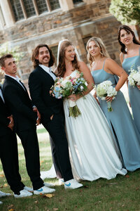 Bridal Party at Packer Memorial Church - Documentary Wedding Photography in Bethlehem, PA